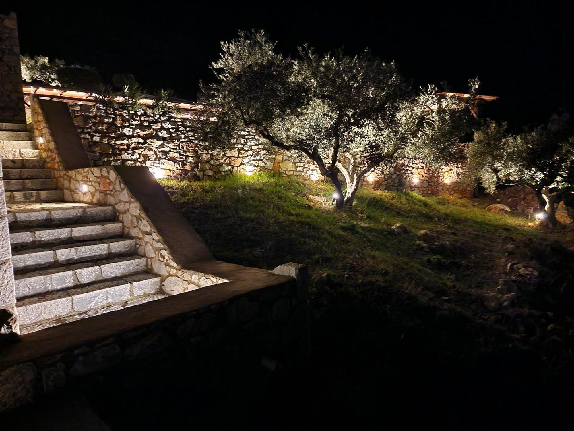 Focalion Castle Luxury Suites Pírgos Dhiroú Bagian luar foto